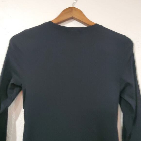 Francesca's Dress Womens Size Medium Black Ribbed Party Whimsygoth Goth LBD - Picture 6 of 10